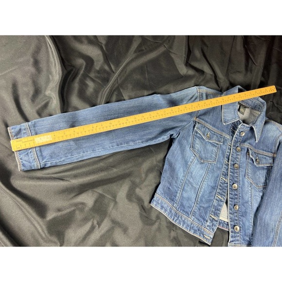 Banana Republic Blue Jean/Denim jacket women's Large - Picture 5 of 6